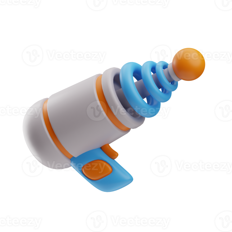 space technology Space Gun illustration 3d png