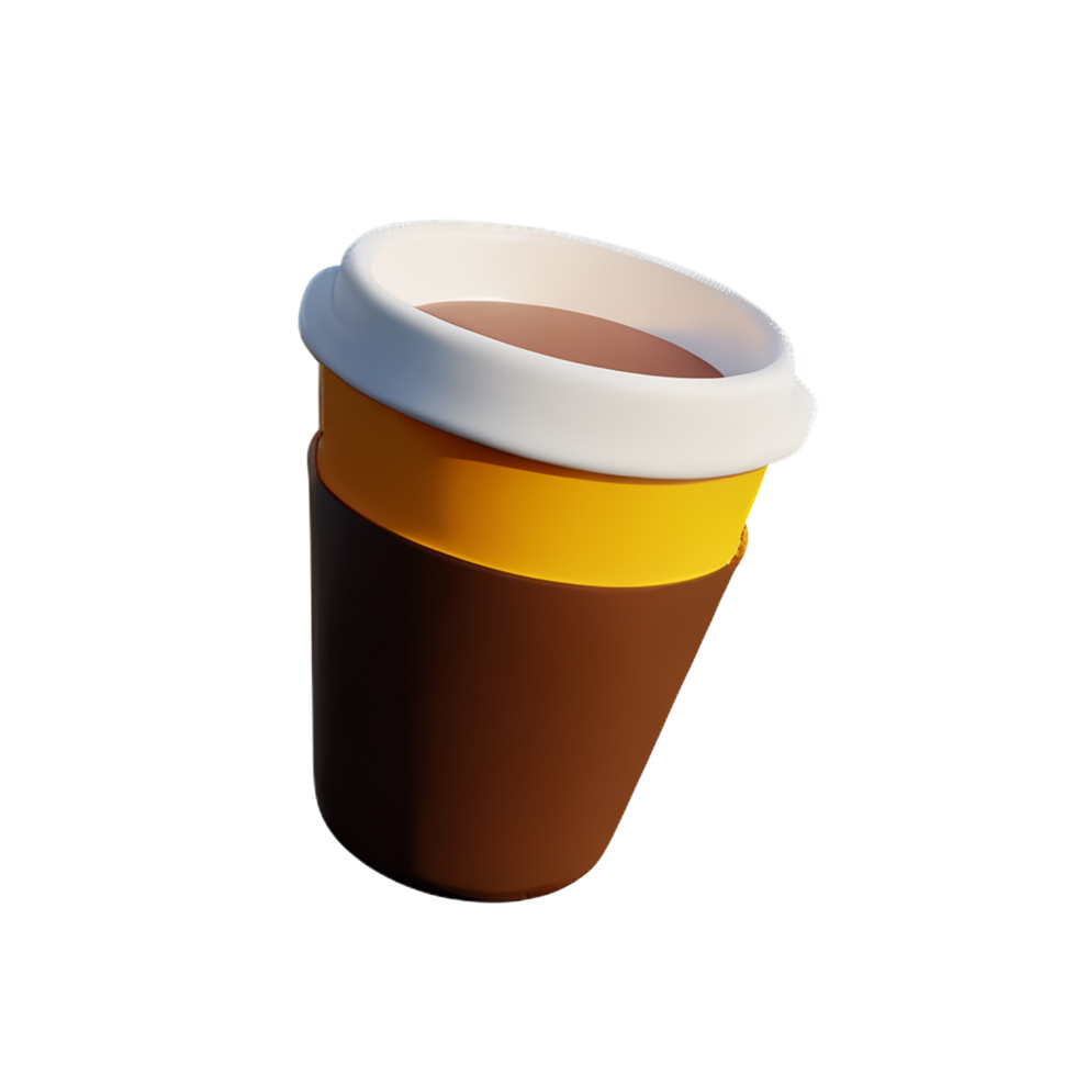 Kaffee Tasse 3d Rendern Symbol Illustration png