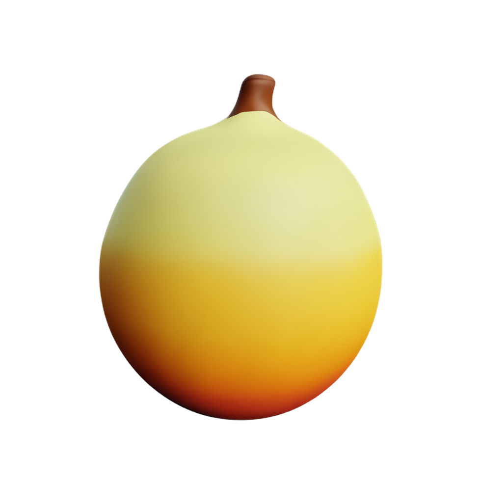 fruit 3d rendering icon illustration png