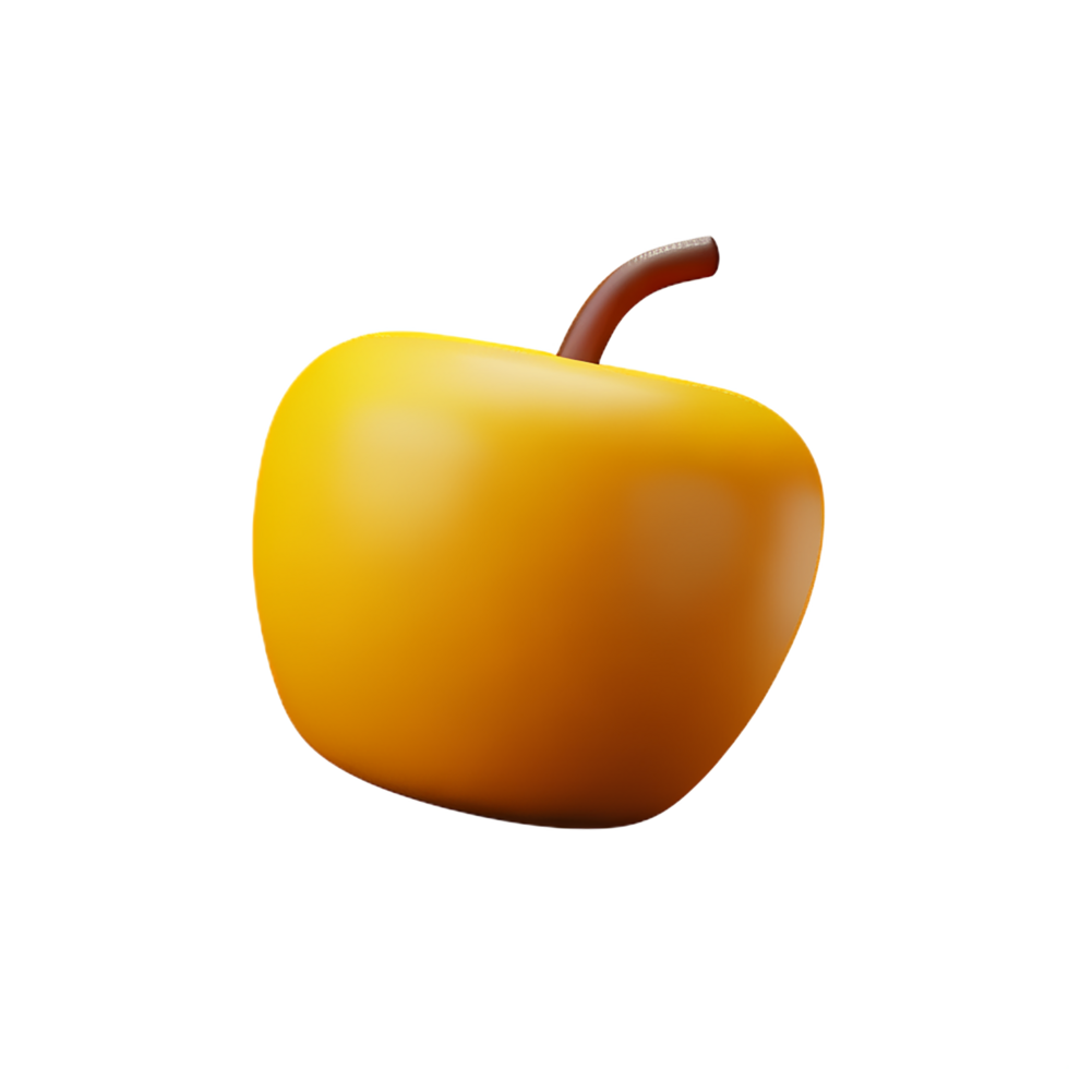 fruit 3d rendering icon illustration png