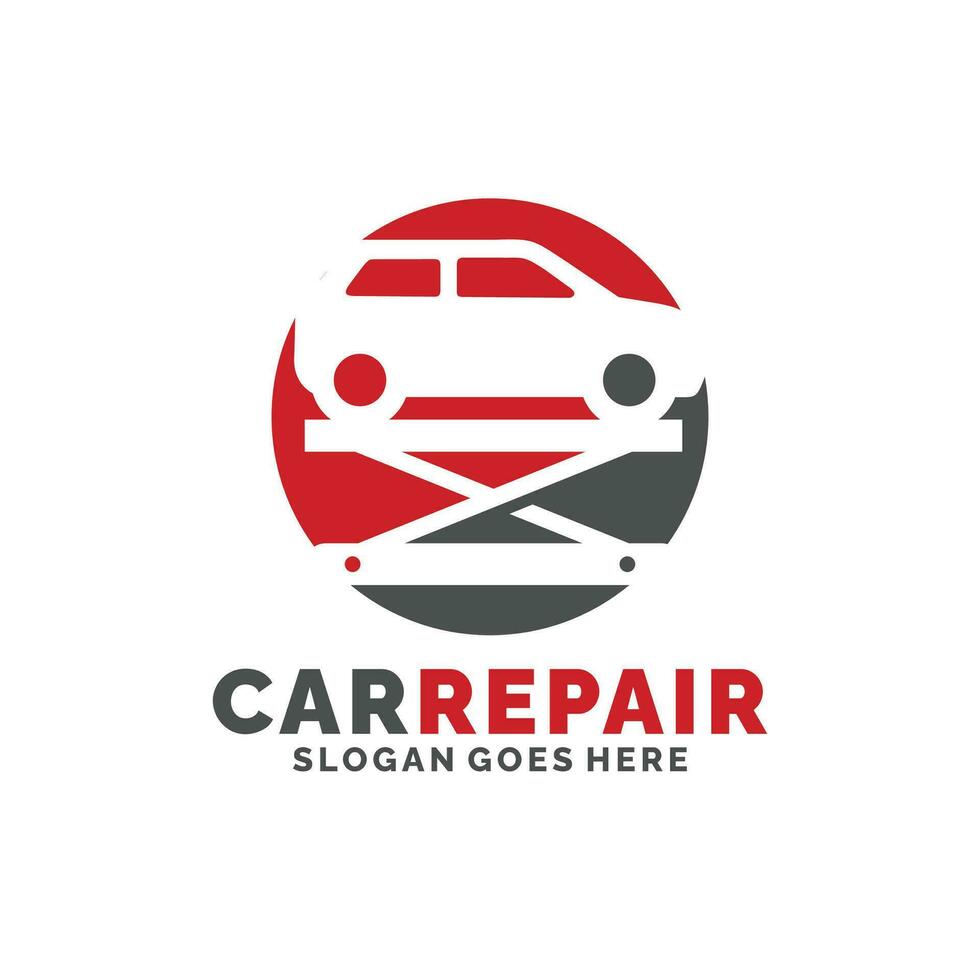 Car repair logo design vector illustration