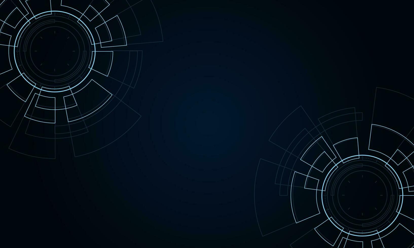 Sci fi futuristic user interface, HUD, Technology abstract background , Vector illustration.