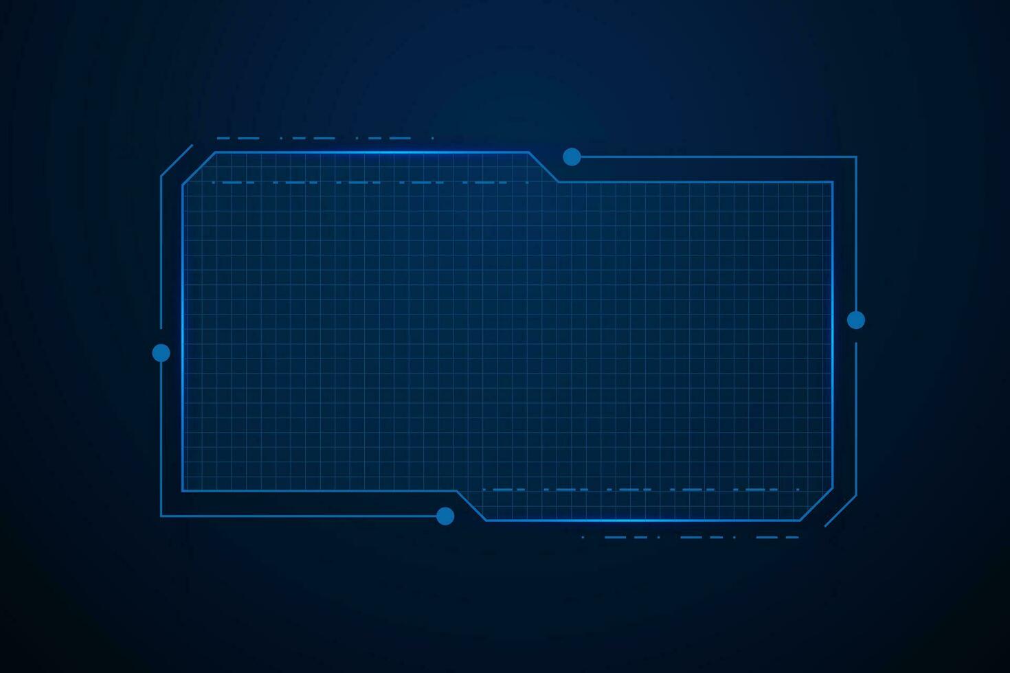 Sci fi futuristic user interface, HUD template frame design, Technology abstract background vector