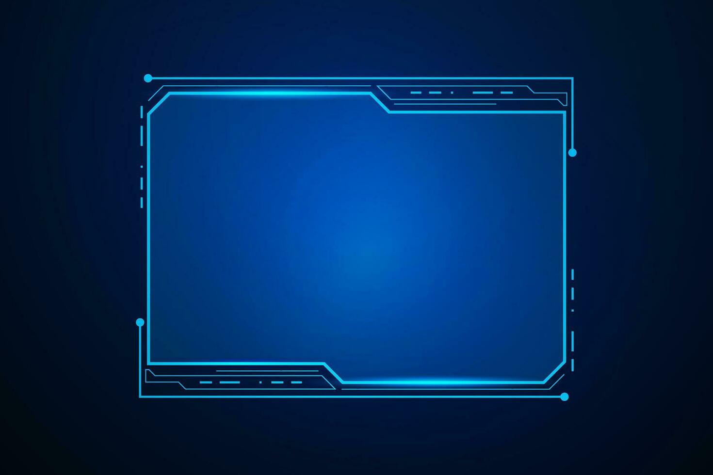 Sci fi futuristic user interface, HUD template frame design, Technology abstract background vector