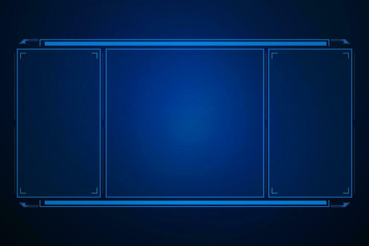 Sci fi futuristic user interface, HUD template frame design, Technology abstract background vector