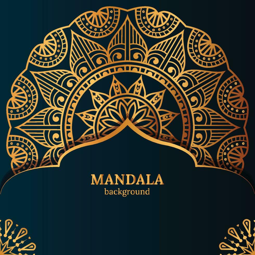 luxury mandala with abstract background. Decorative mandala design for cover, card, print, poster, banner, brochure, invitation. vector