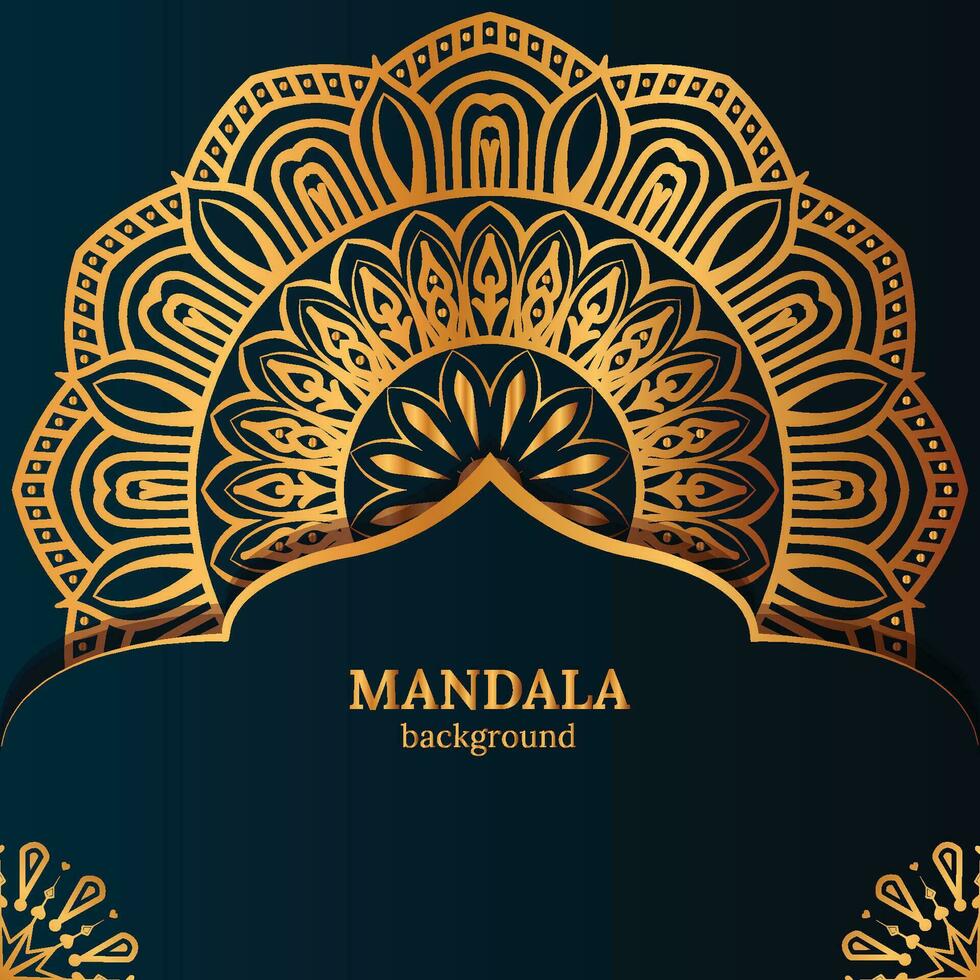 luxury mandala with abstract background. Decorative mandala design for cover, card, print, poster, banner, brochure, invitation. vector