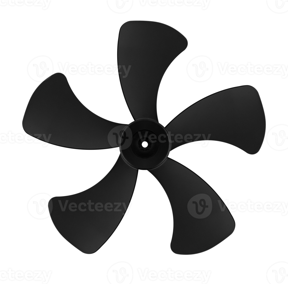 Black fan blades png