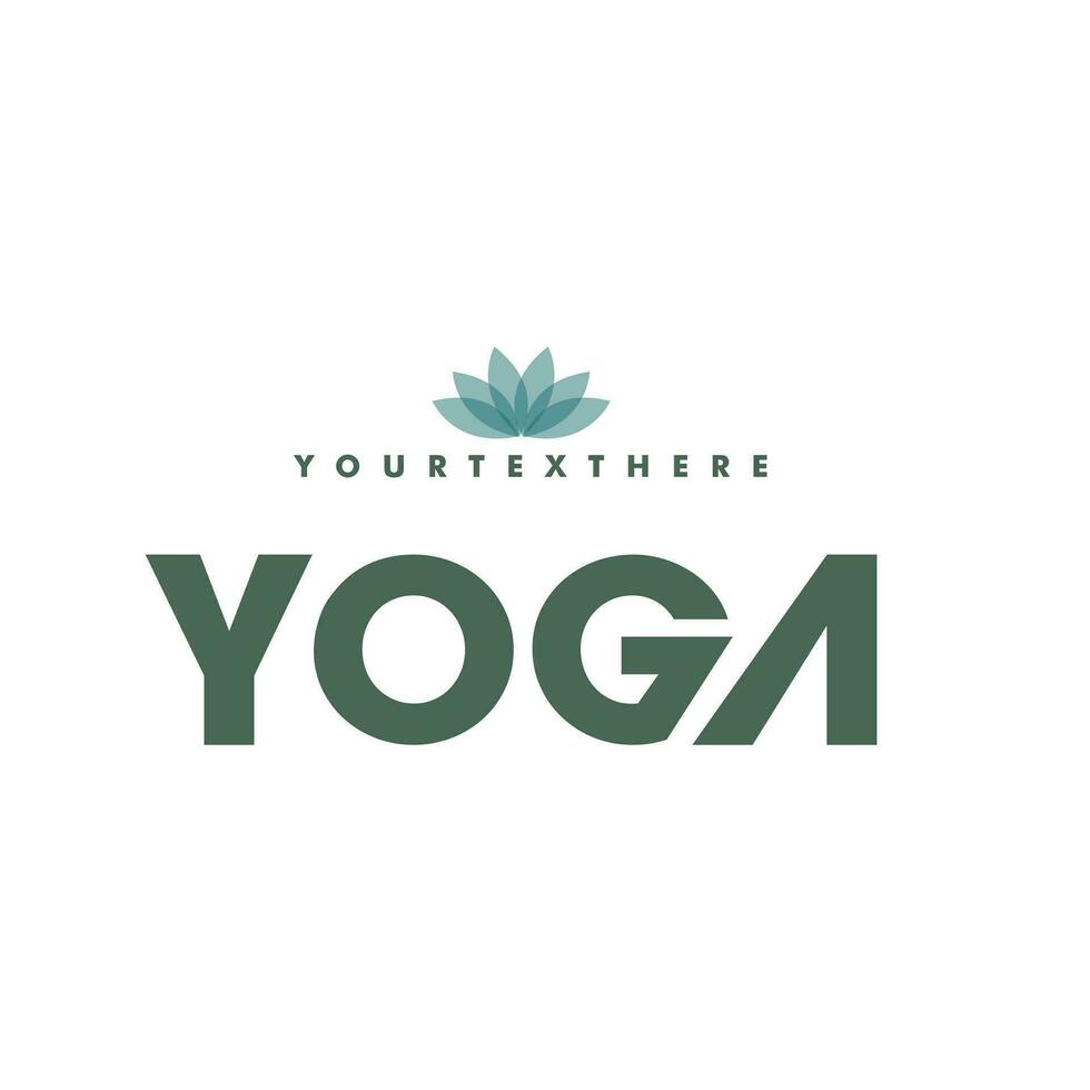 Yoga lotus icon vector