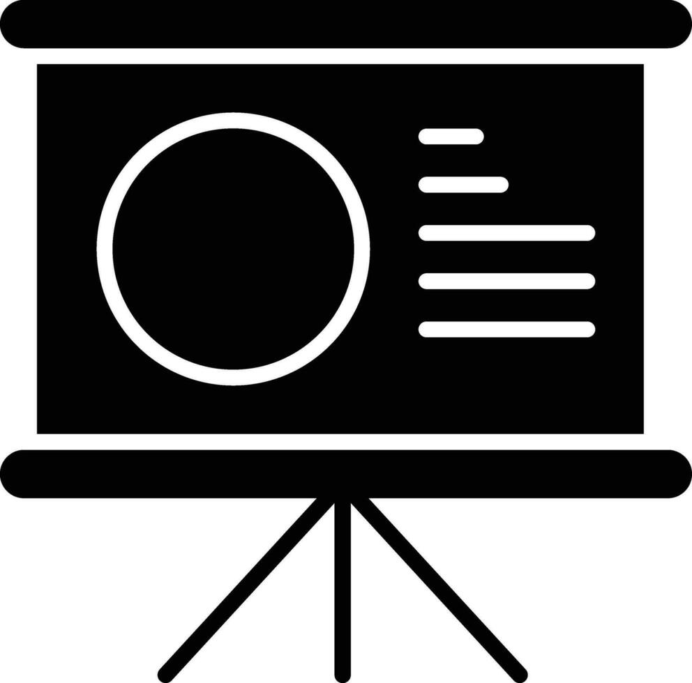 presentation icon for download vector