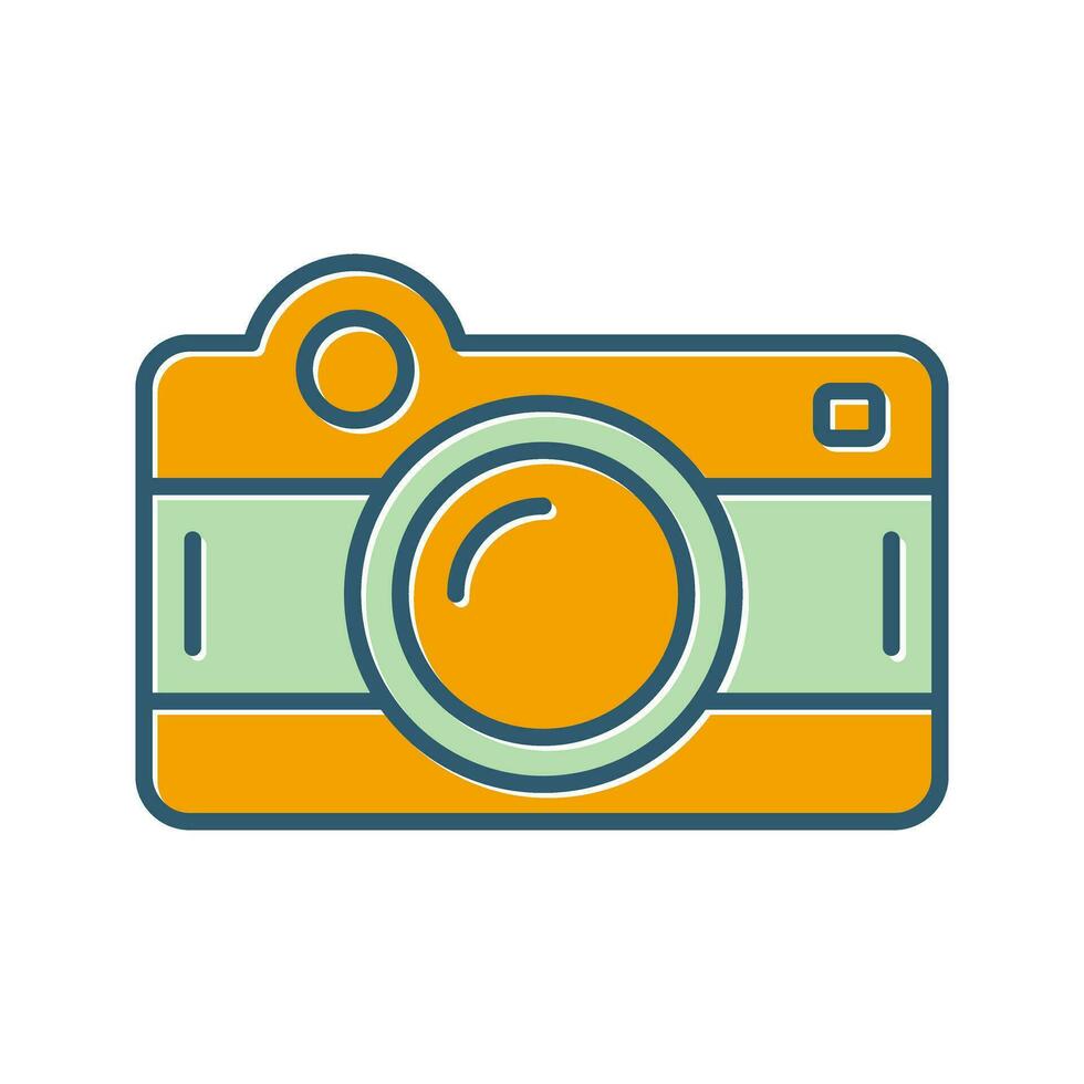 icono de vector de cámara de fotos