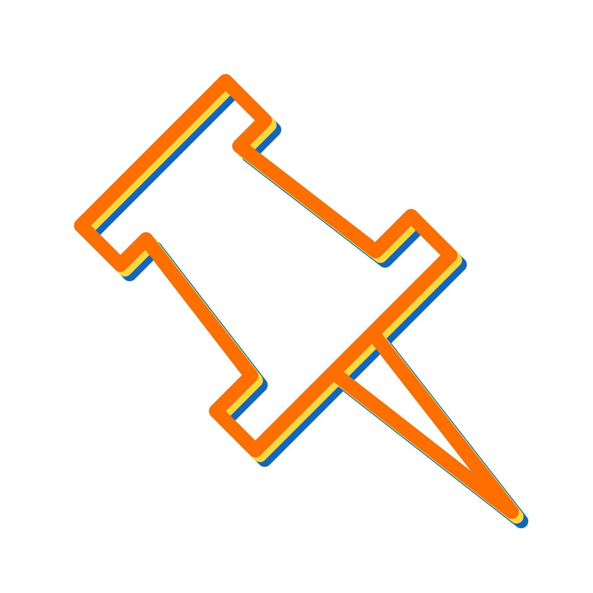 Push Pin Vector Icon 28253521 Vector Art at Vecteezy