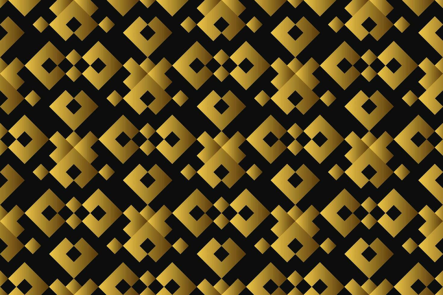 Abstract geometric pattern with lines, rhombuses A seamless vector background. black and gold texture