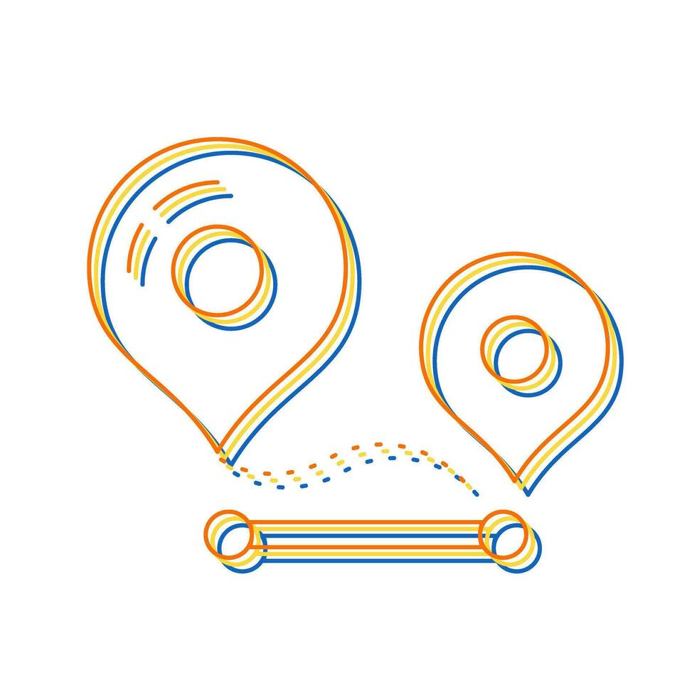 Route Vector Icon