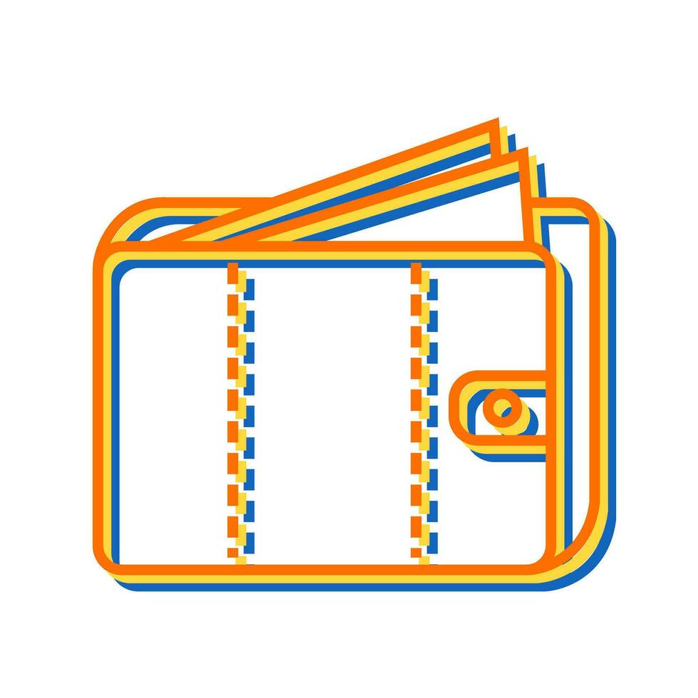 Mony in voilet Vector Icon