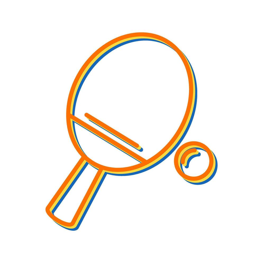 icono de vector de tenis de mesa