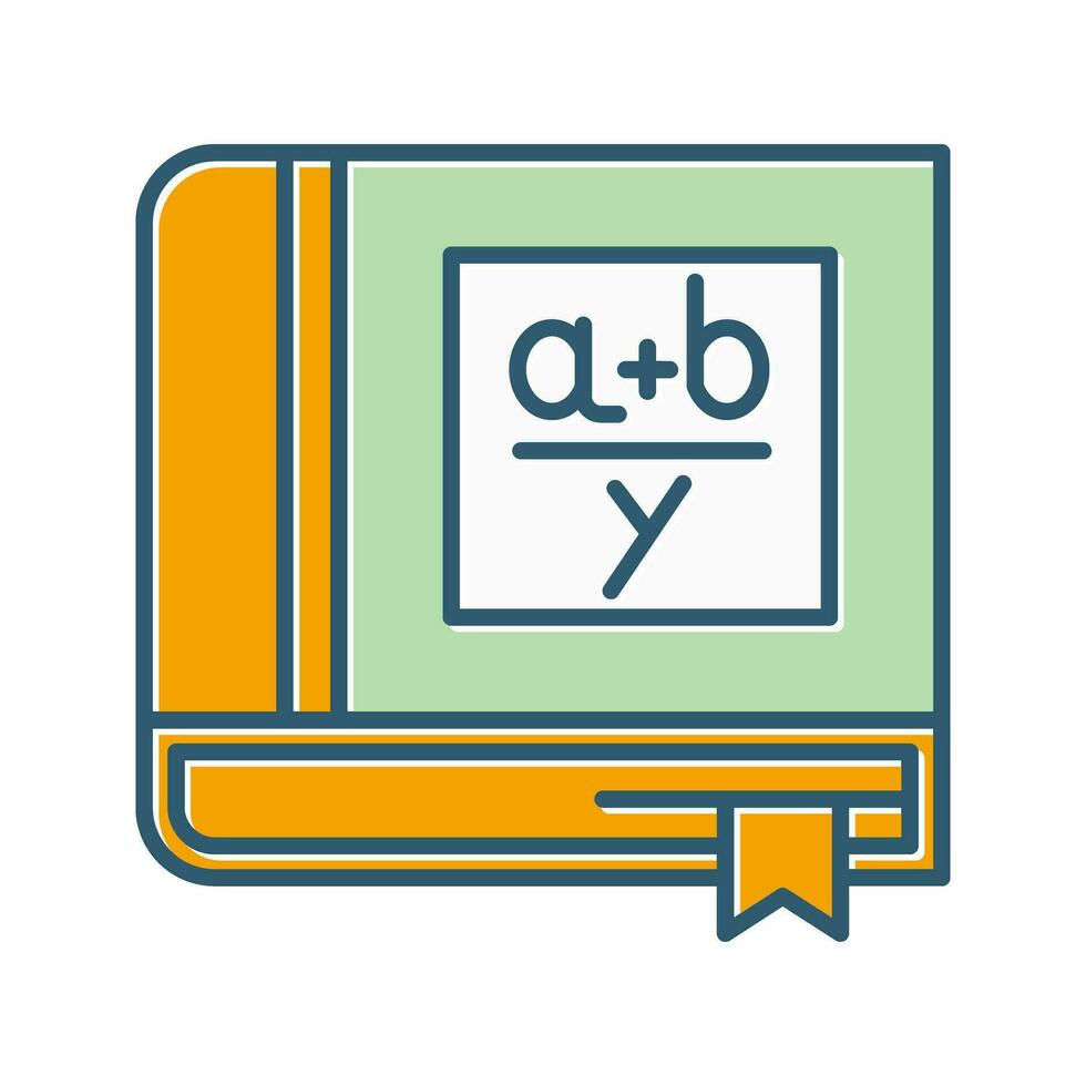 Algebra Book Vector Icon