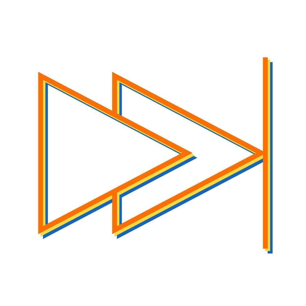 Move to End Vector Icon