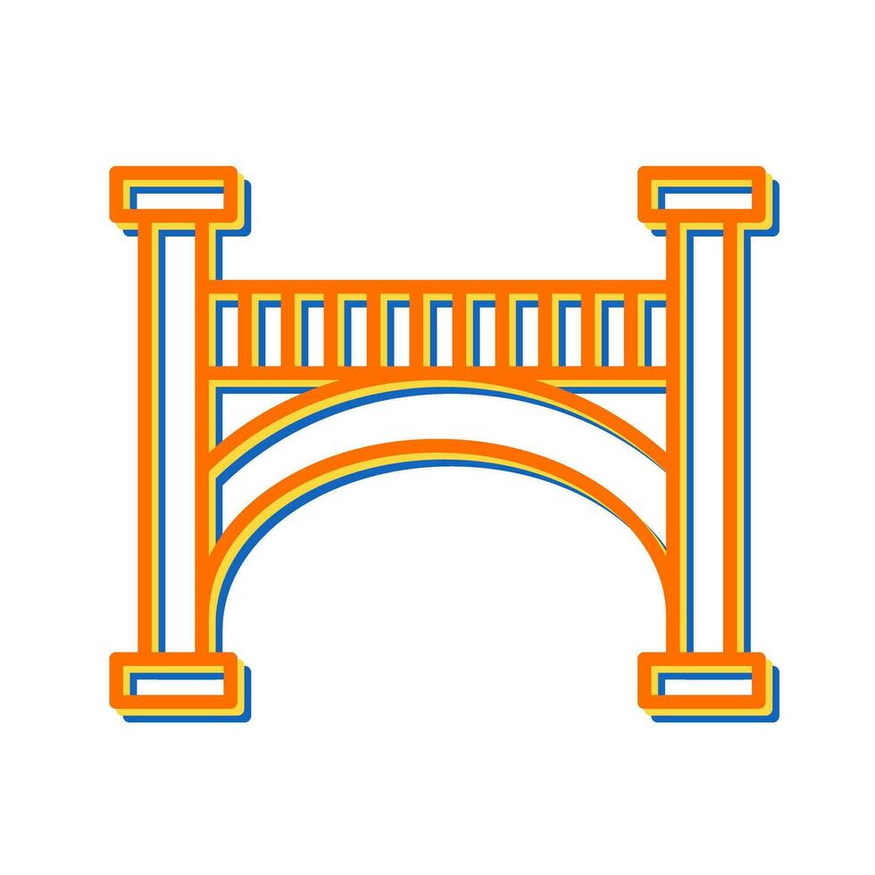 icono de vector de puente