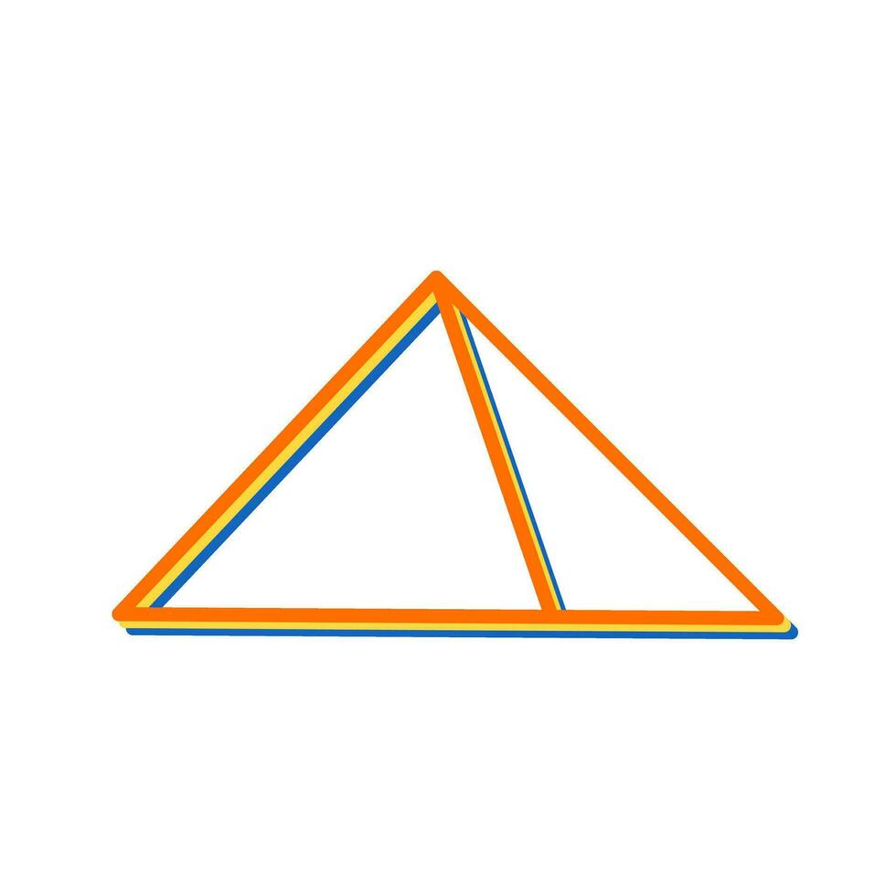 Pyramid Vector Icon