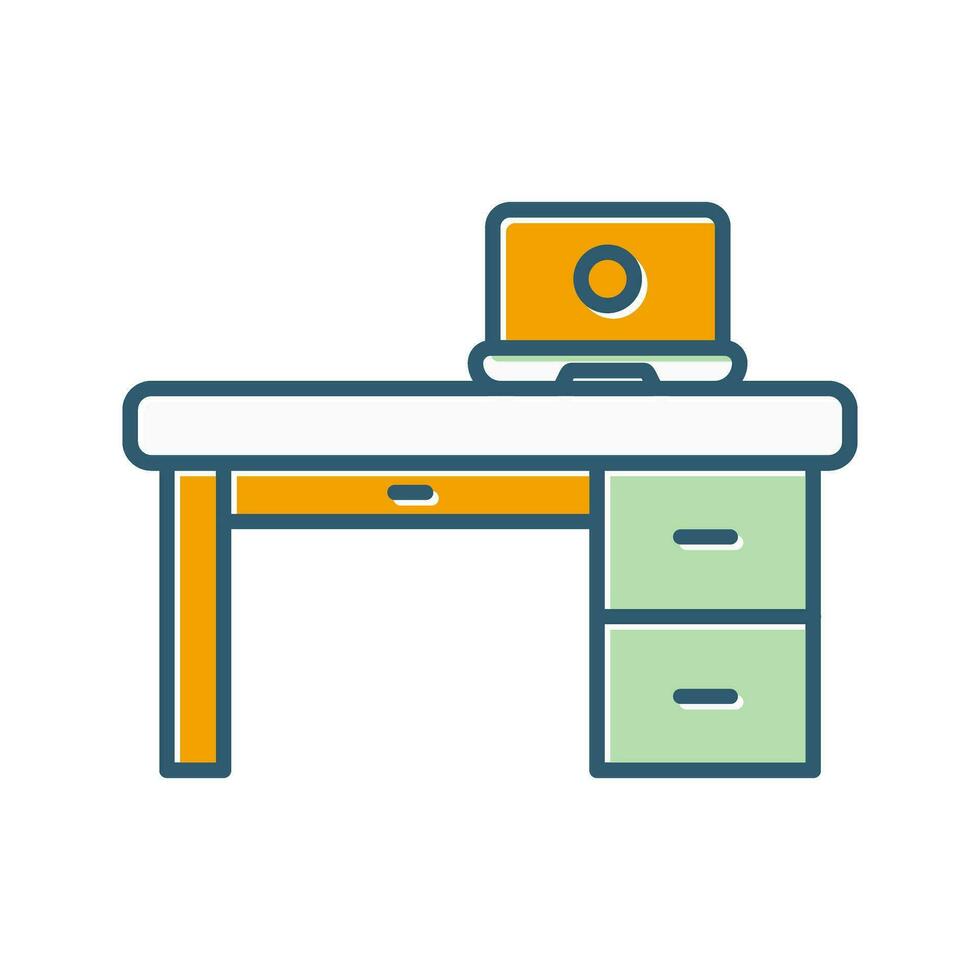 Office Desk Vector Icon 28254513 Vector Art at Vecteezy