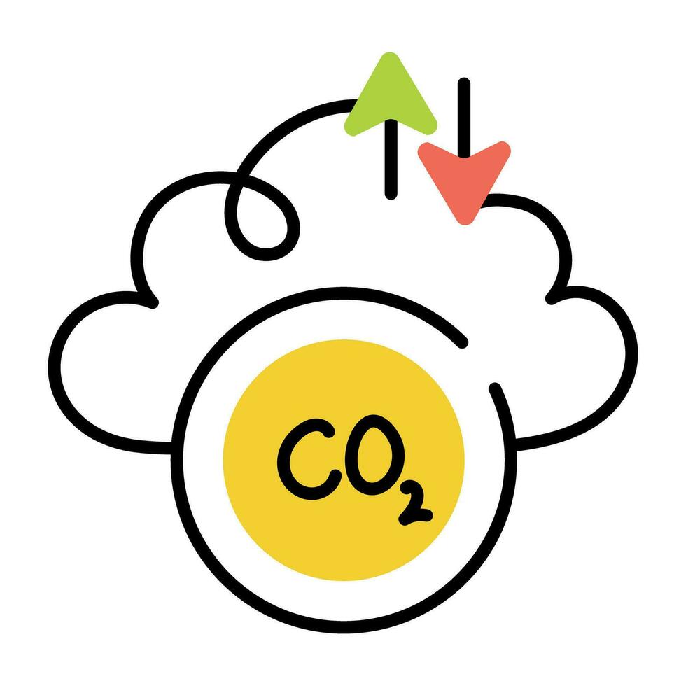 de moda contaminación nube vector