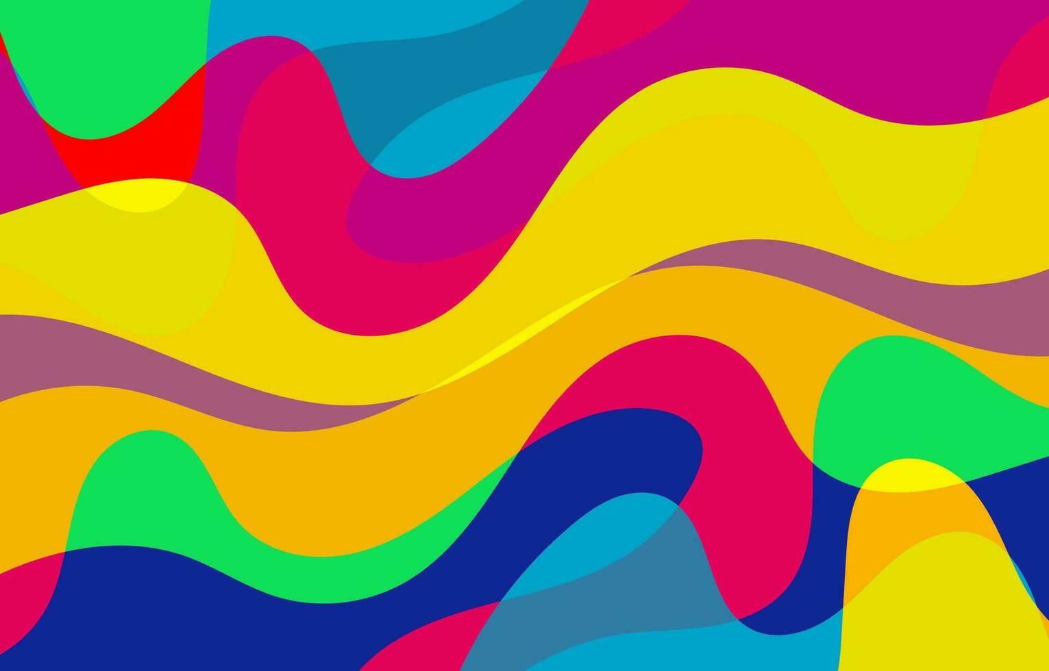 Colorful Abstract Groovy background design vector