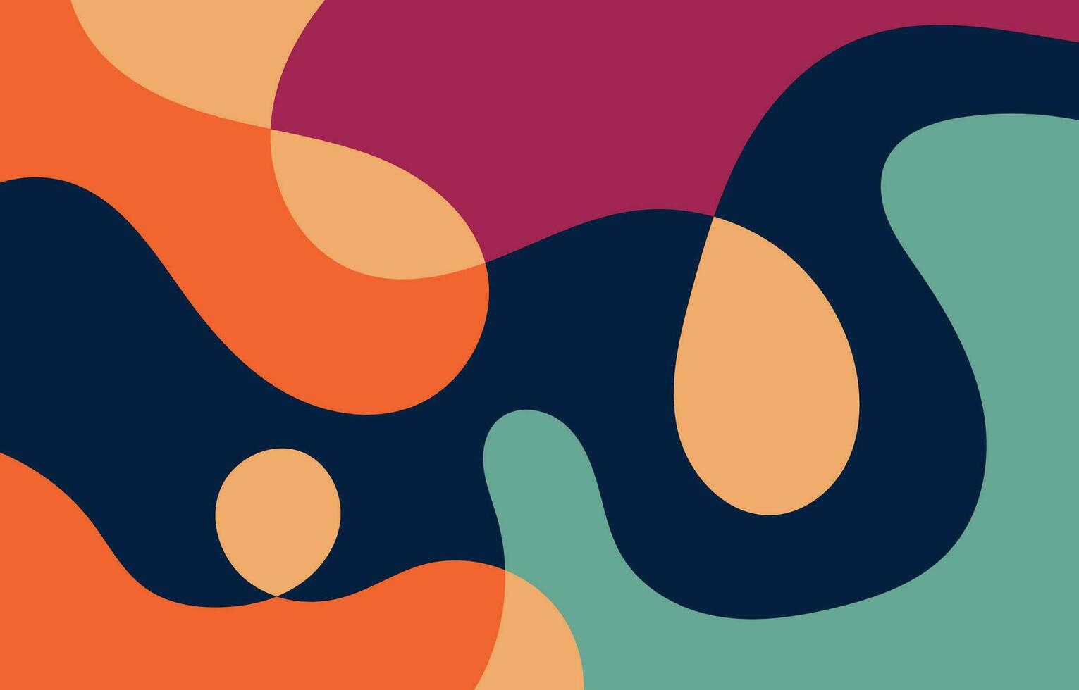 Colorful Abstract Groovy background design vector