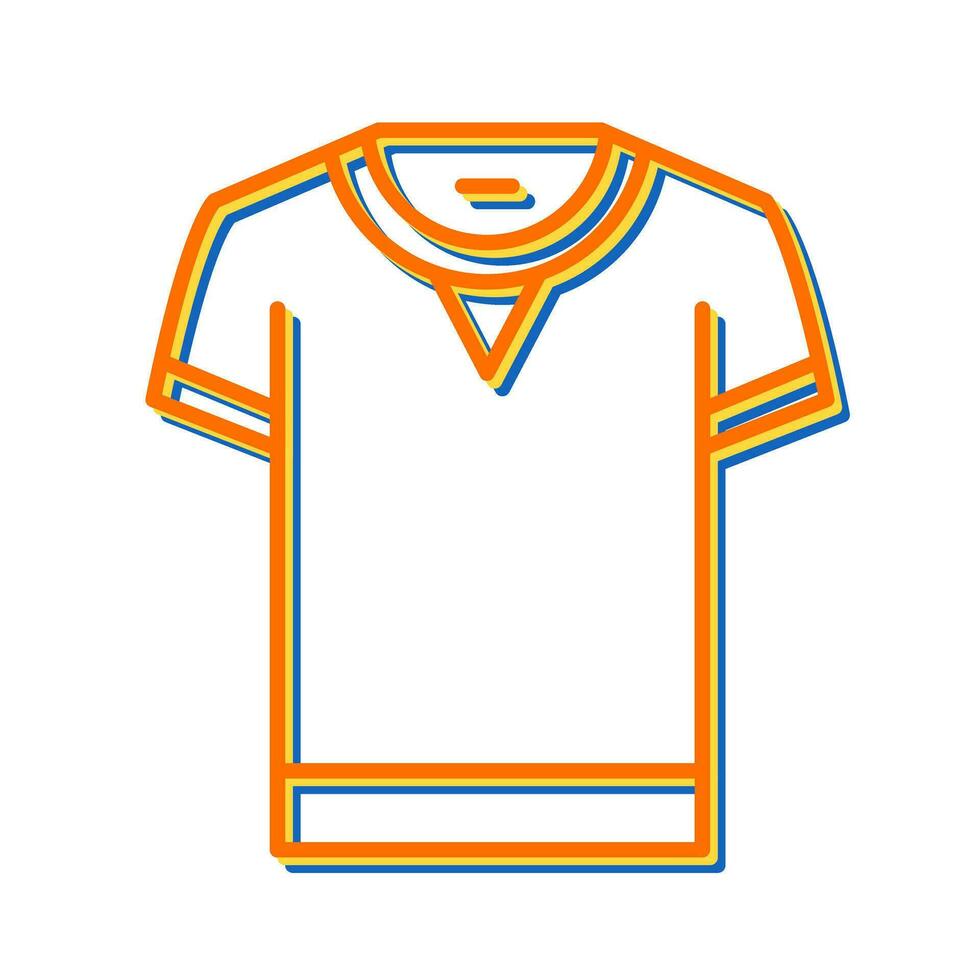 icono de vector de camiseta