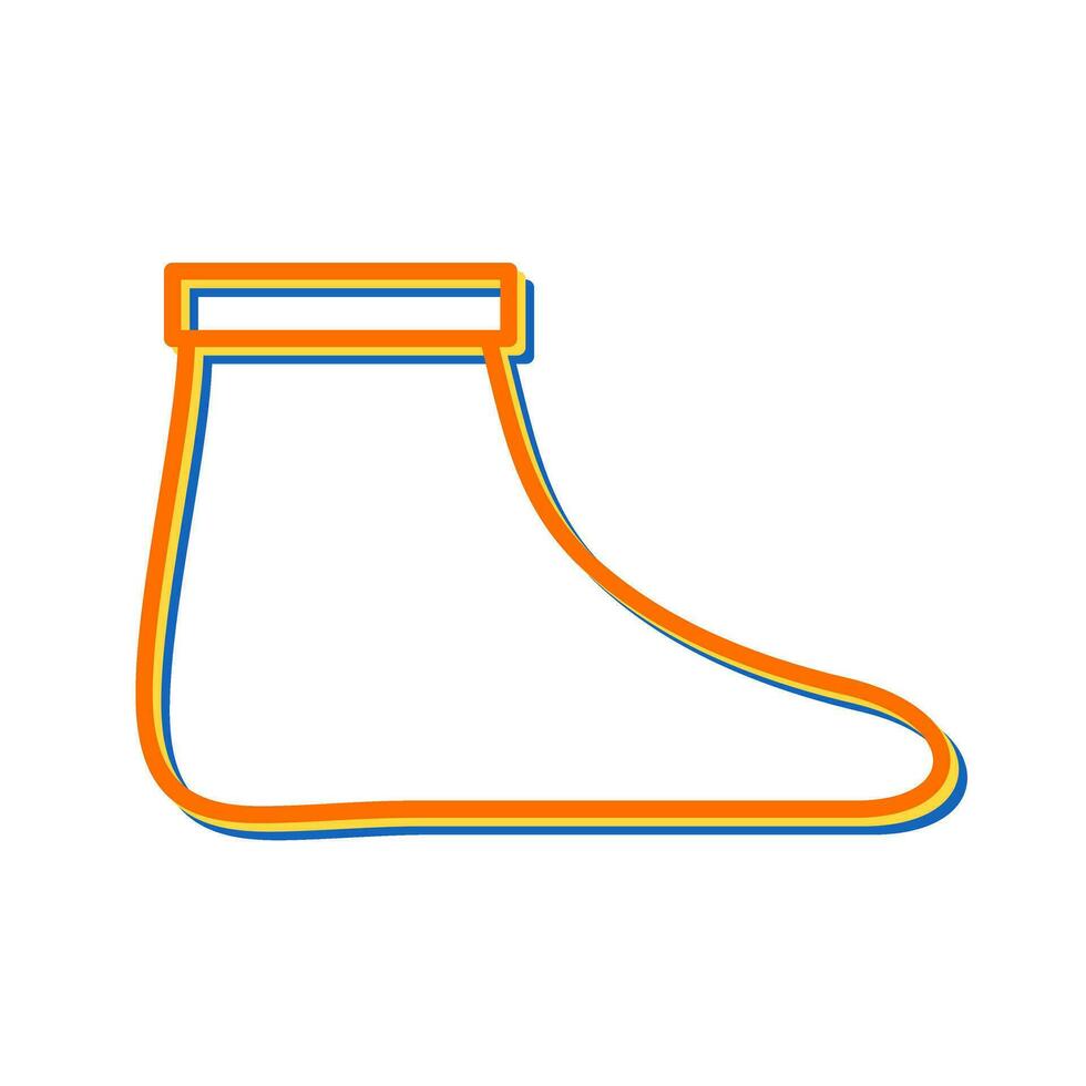 Warm Sock Vector Icon