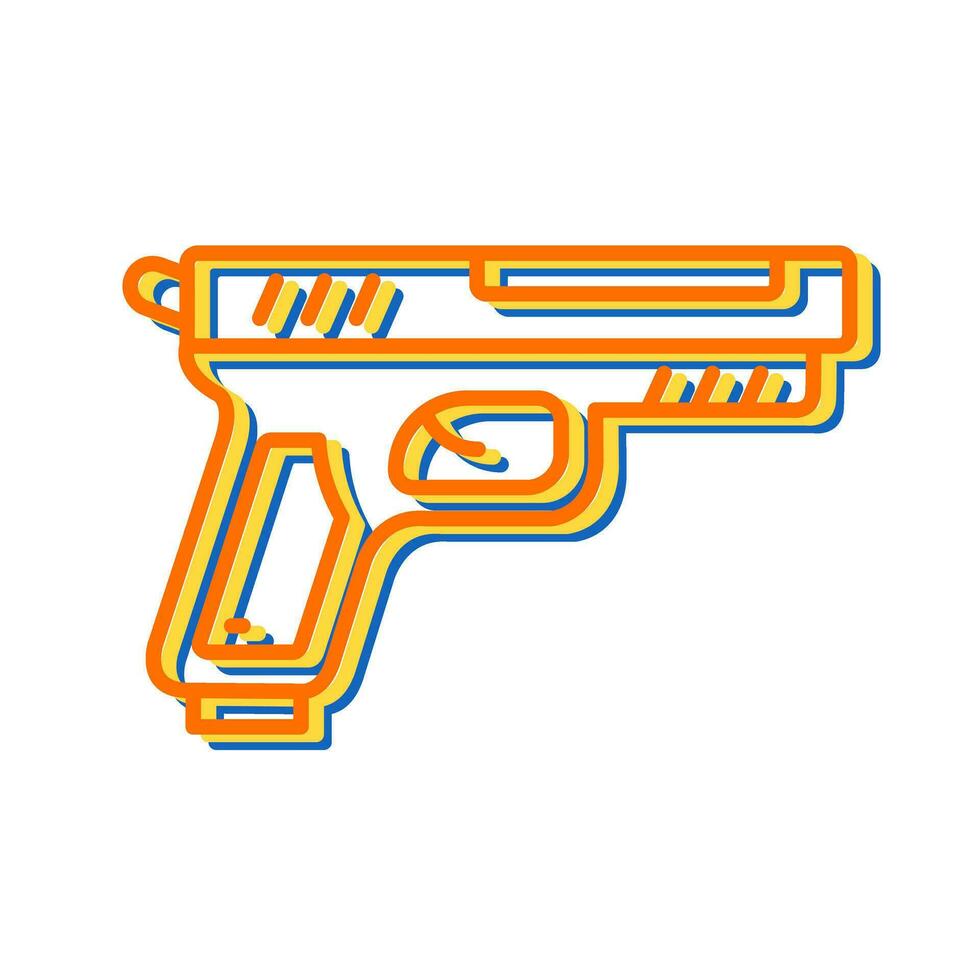 icono de vector de pistola