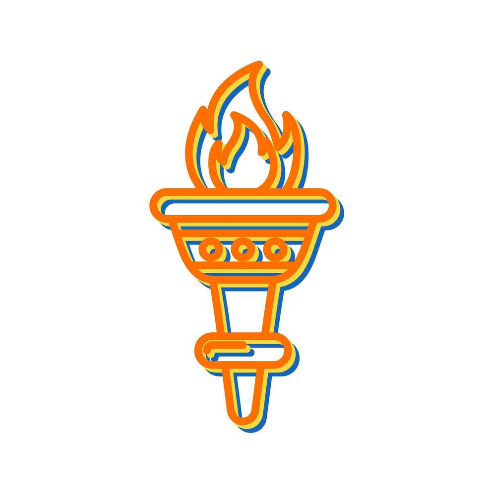 Torch Vector Icon