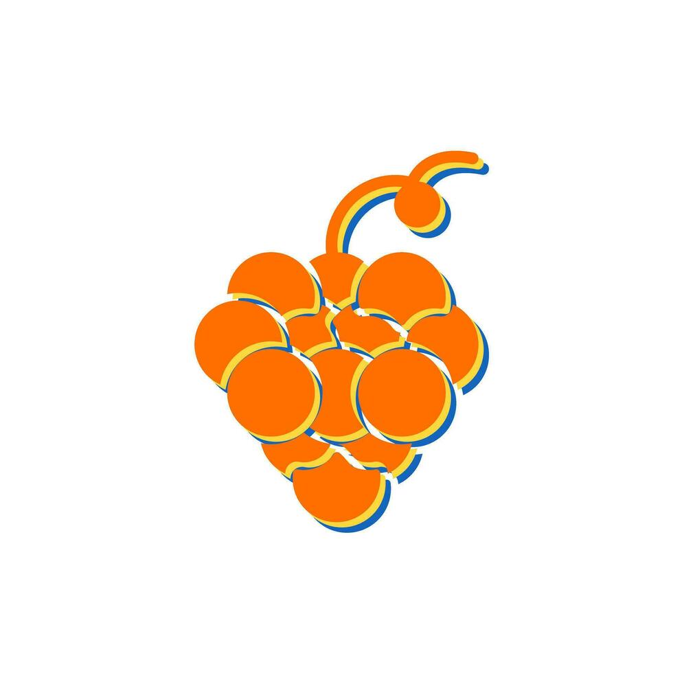 Grapes Vector Icon