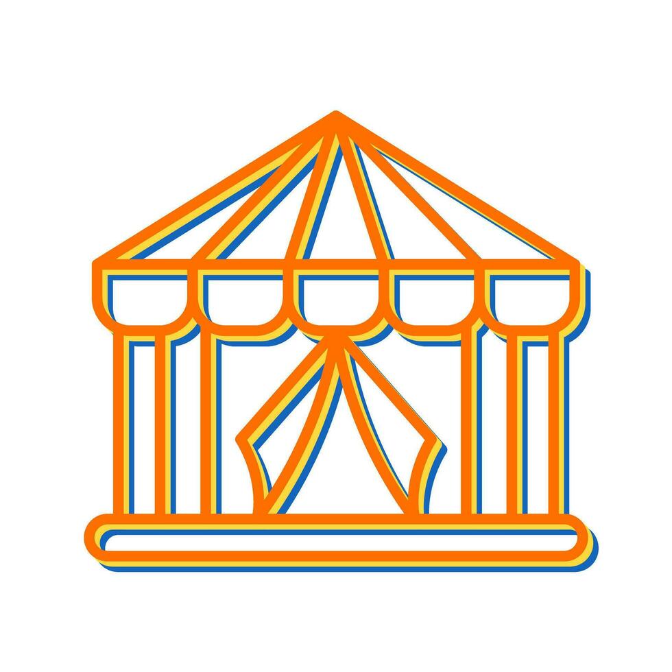 Circus Tent Vector Icon