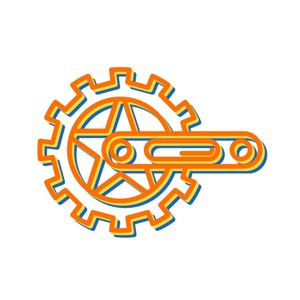 Crankset Vector Icon