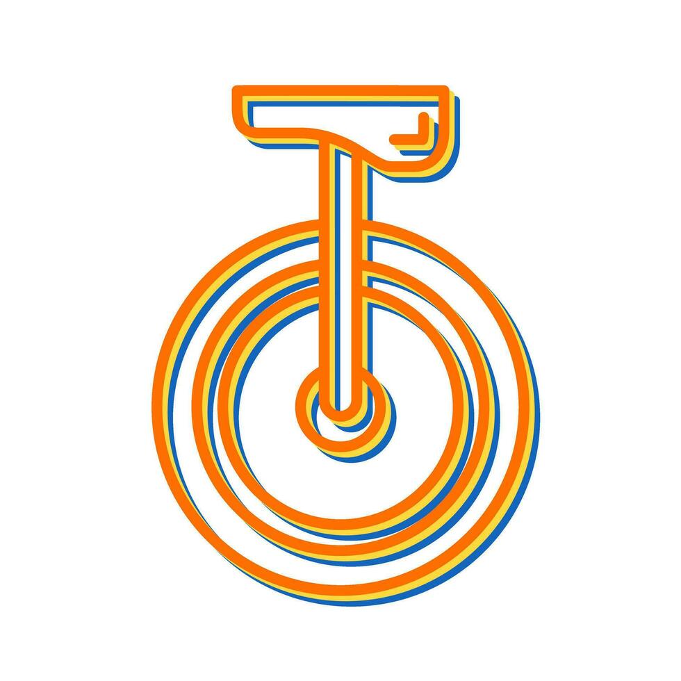 Unicycle Vector Icon
