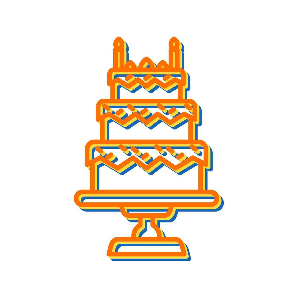 Birthday Cake Vector Icon