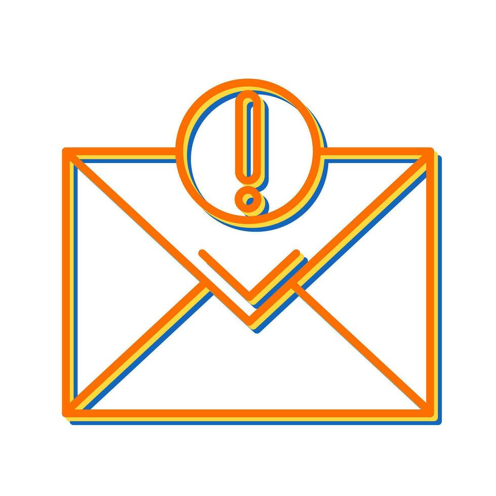 Urgent Mail Vector Icon