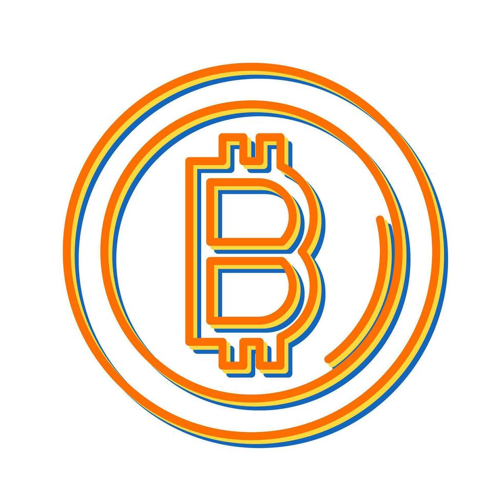 Bitcoin Vector Icon