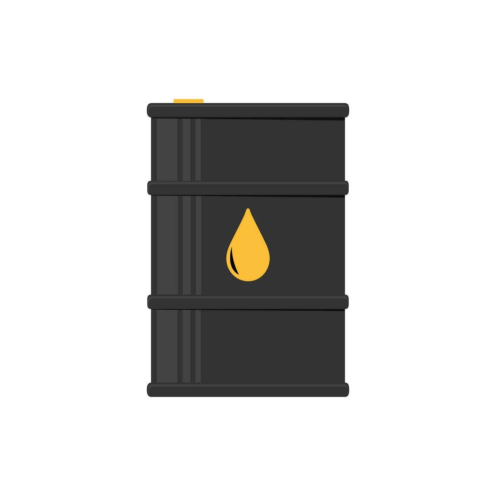 Barrel, container icon. Oil barrel. Isolated vector illustration.