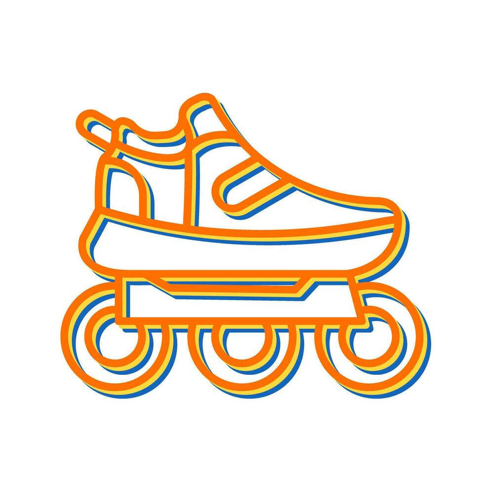 icono de vector de patines