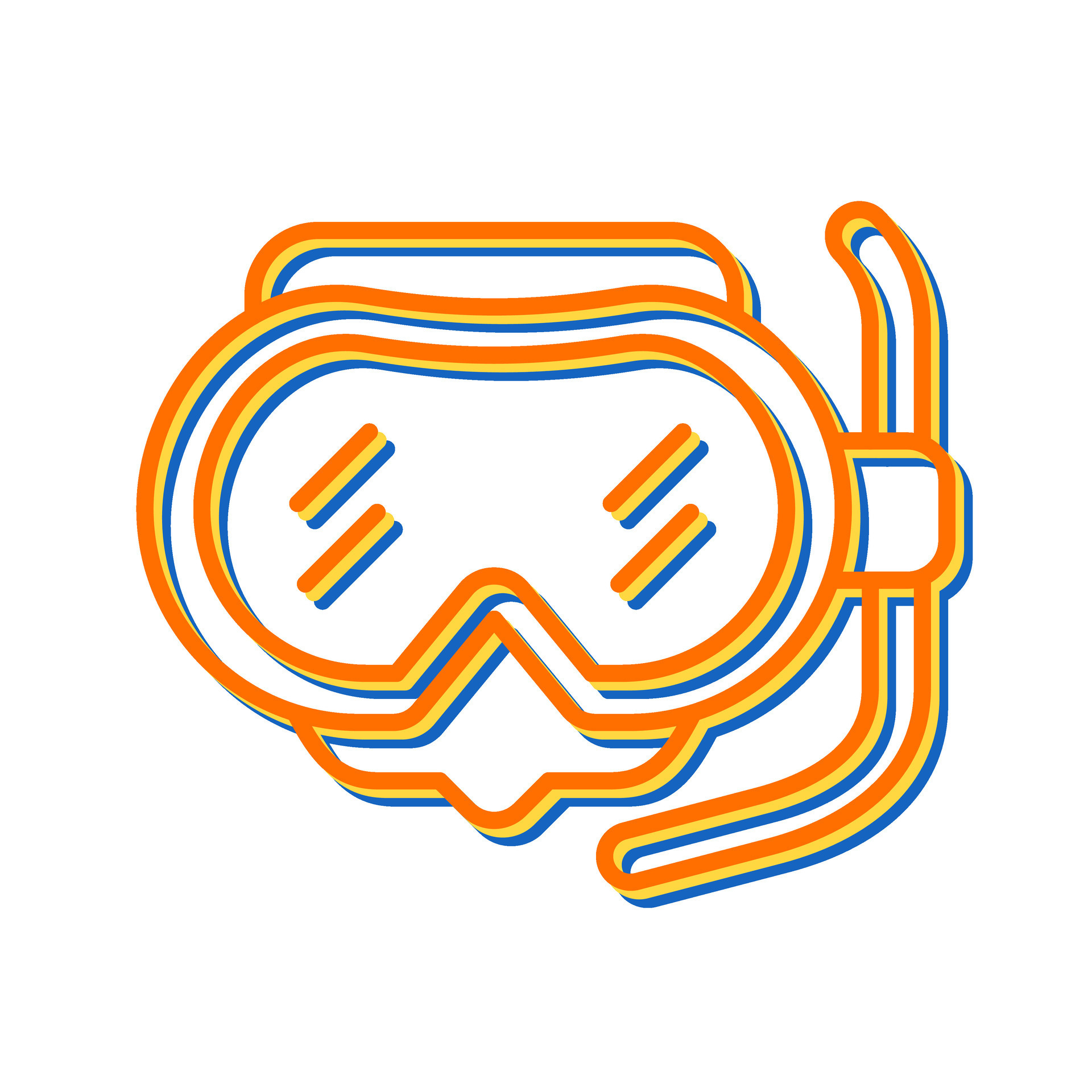 Diving Mask Vector Icon 28256681 Vector Art at Vecteezy