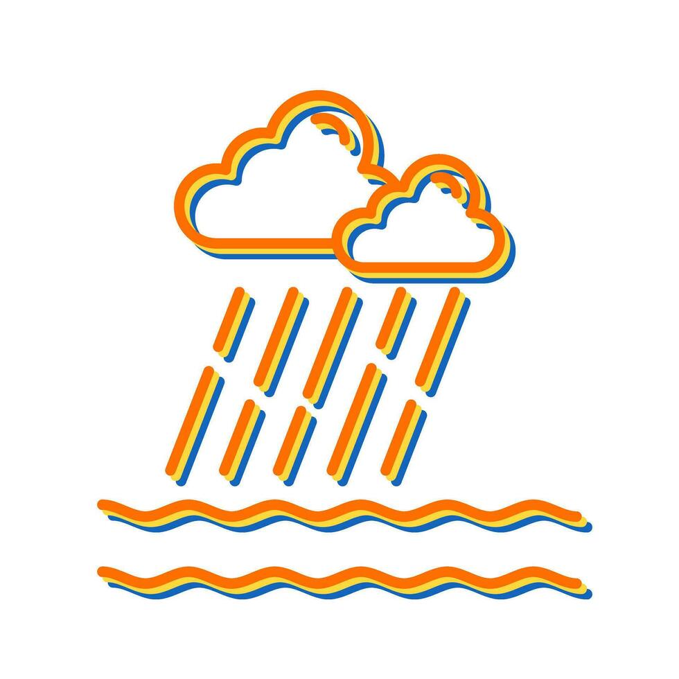 icono de vector de monzón