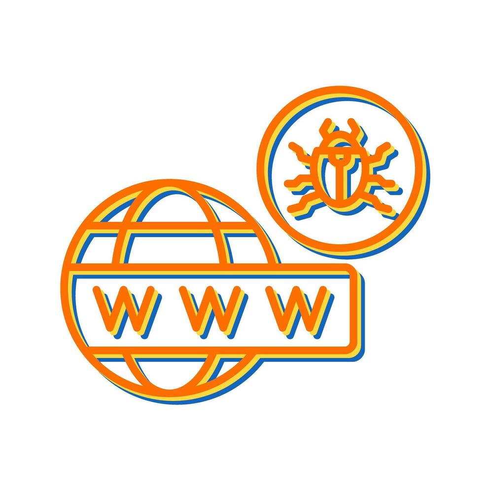 Worldwide Hack Vector Icon