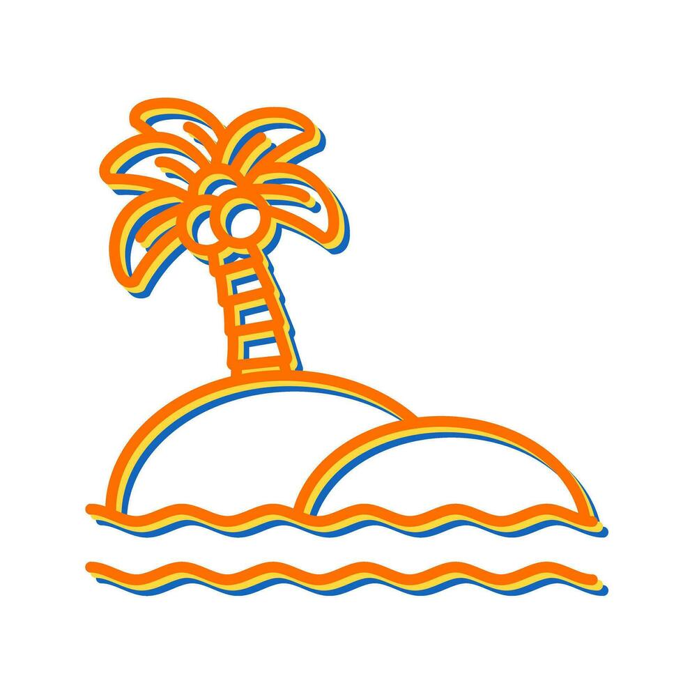 Island Vector Icon