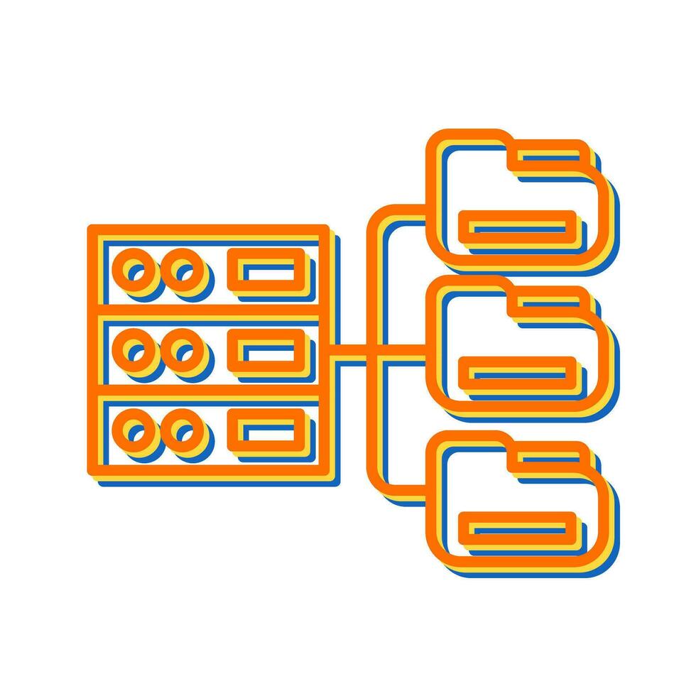 icono de vector de base de datos