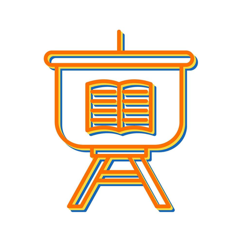 Education Presentation Vector Icon