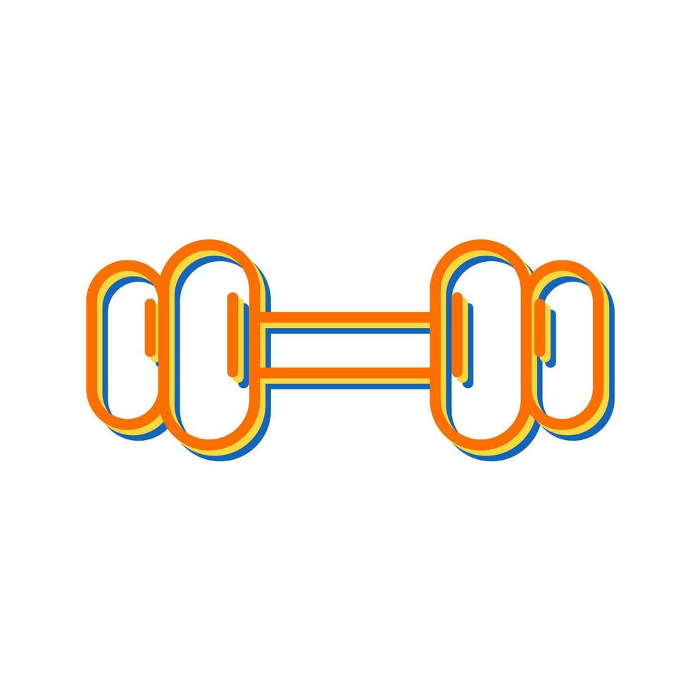 Dumbbells Vector Icon