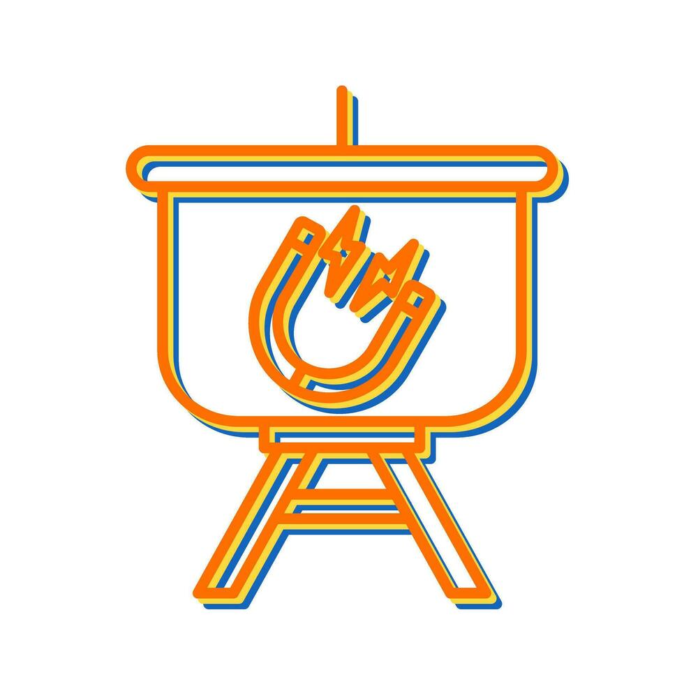 Magnet Presentation Vector Icon