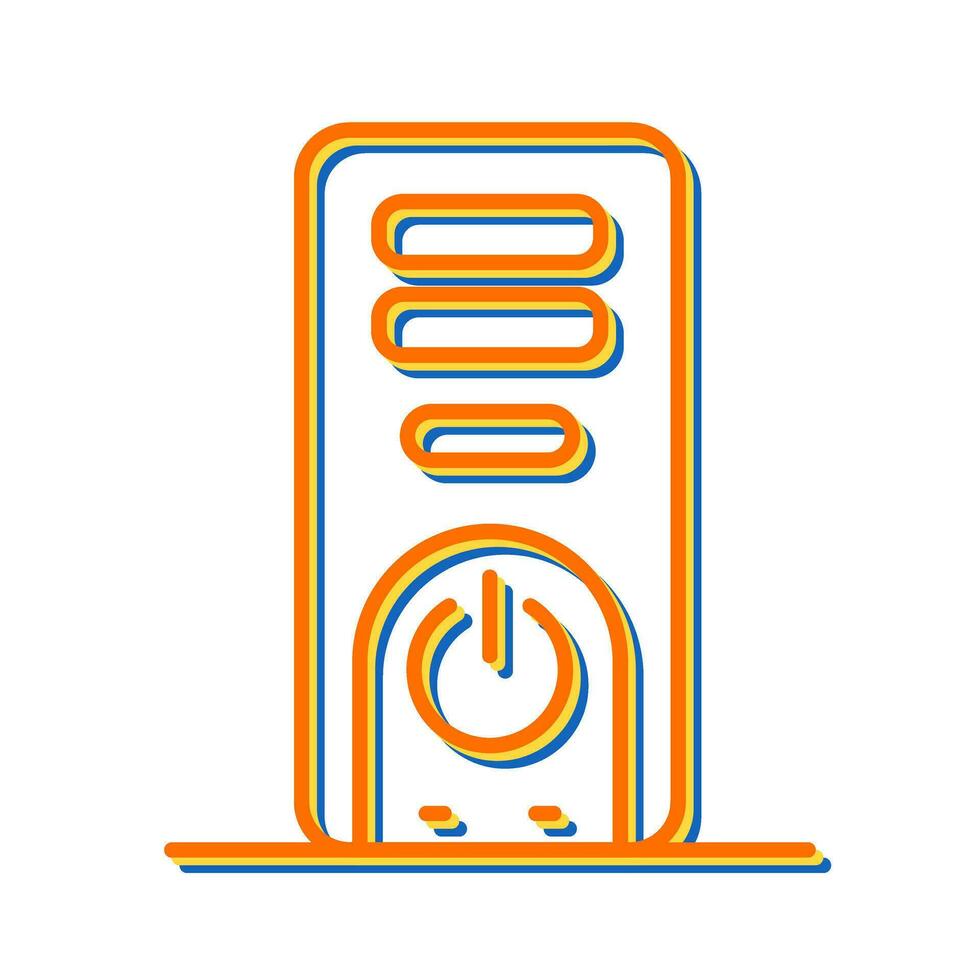 Cpu Tower Vector Icon